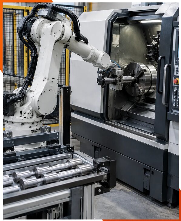 Роботизация загрузки станков под ключ в Воркуте